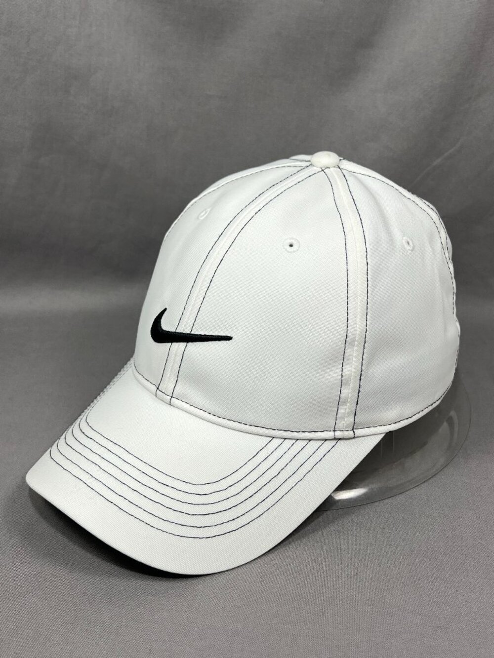Nike Heritage86 Dri Fit Strapback Hat White Adjustable Swoosh Outdoor Golf Mens - Picture 6 of 15